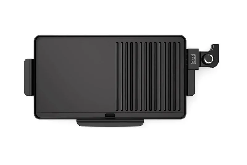 Bordgrill Black+Decker Platt 2200W Svart - Svart - Husholdning - Matlaging & Baking - Kjøkkenutstyr