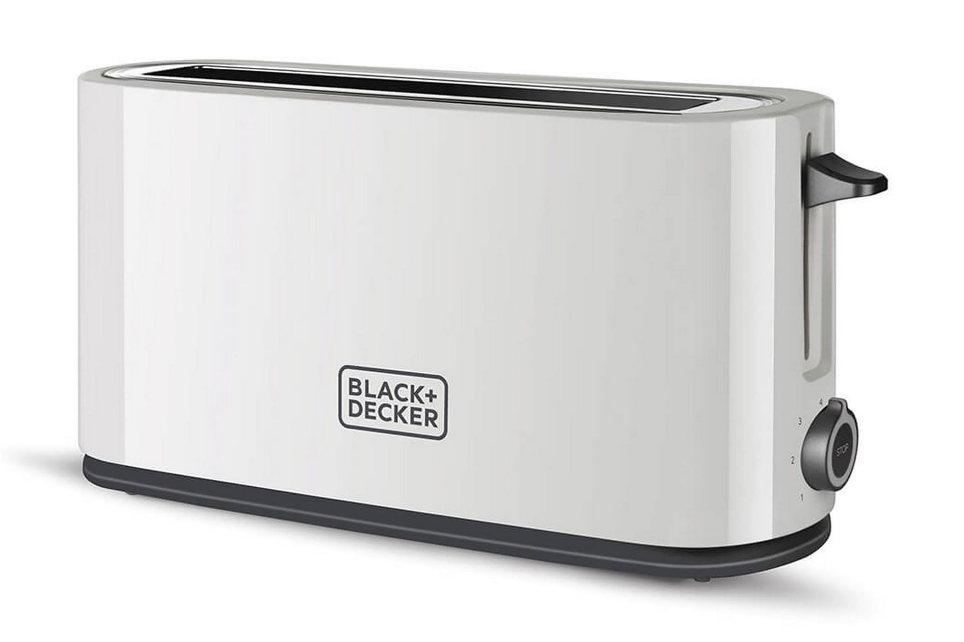 Brødrister Black+Decker 1000W Hvit - Hvit