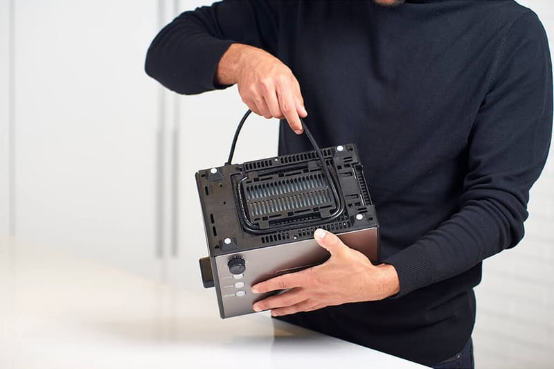 Brødrister Black+Decker 2 Rom børstet stål - Grå - Husholdning - Matlaging & Baking - Kjøkkenutstyr