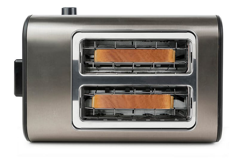 Brødrister Black+Decker 2 Rom børstet stål - Grå - Husholdning - Matlaging & Baking - Kjøkkenutstyr