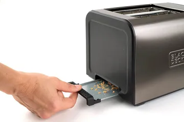 Brødrister Black+Decker 2 Rom børstet stål - Grå - Husholdning - Matlaging & Baking - Kjøkkenutstyr