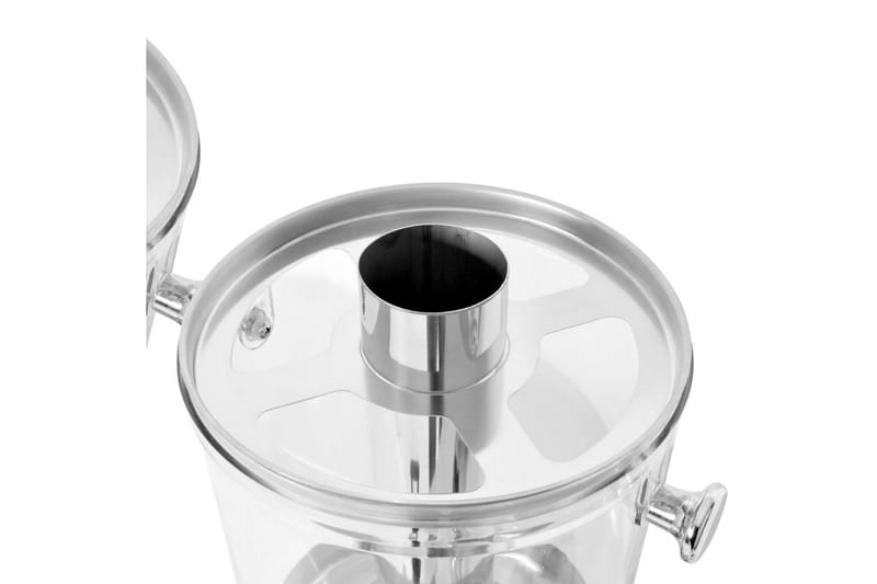 Dobbel juicedispenser rustfritt stål 2 x 8 L - Husholdning - Matlaging & Baking - Kjøkkenutstyr - Øvrige kjøkkeredskap