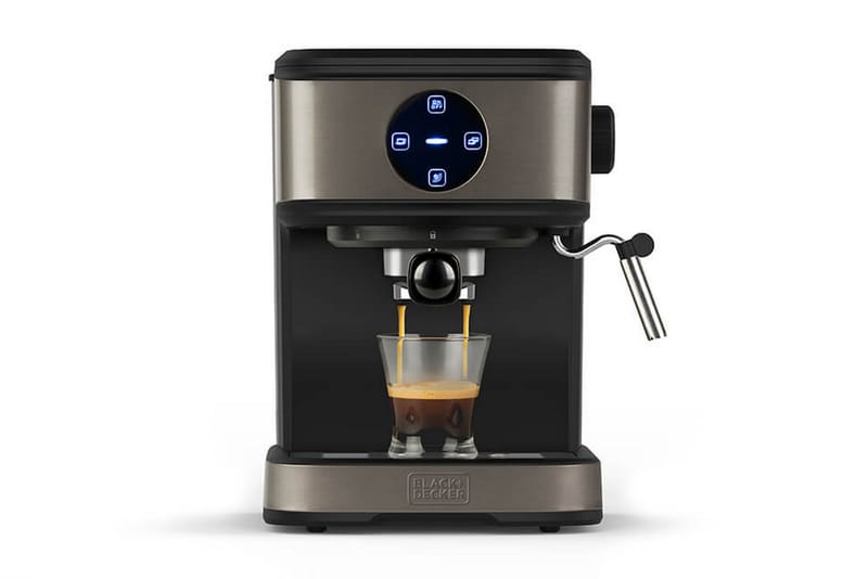 Espressomaskin Black+Decker 20 bar - Grå - Husholdning - Matlaging & Baking - Kjøkkenutstyr