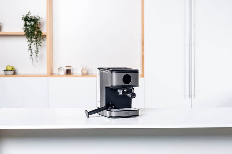 Espressomaskin Black+Decker 20 bar - Grå - Husholdning - Matlaging & Baking - Kjøkkenutstyr