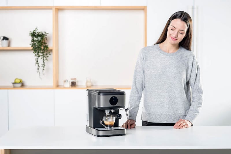 Espressomaskin Black+Decker 20 bar - Grå - Husholdning - Matlaging & Baking - Kjøkkenutstyr