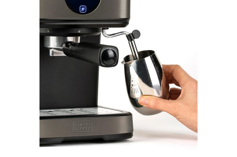 Espressomaskin Black+Decker 20 bar - Grå - Husholdning - Matlaging & Baking - Kjøkkenutstyr