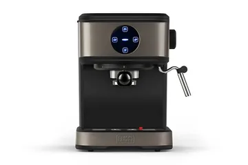 Espressomaskin Black+Decker 20 bar - Grå - Husholdning - Matlaging & Baking - Kjøkkenutstyr