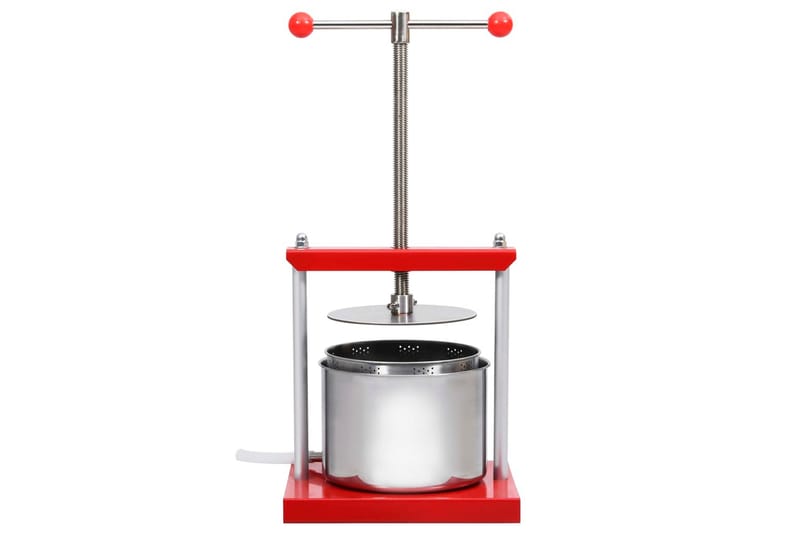 Frukt- og vinpresse rustfritt stål 6 L - Husholdning - Matlaging & Baking - Kjøkkenutstyr