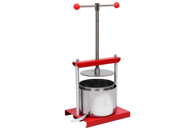 Frukt- og vinpresse rustfritt stål 6 L - Husholdning - Matlaging & Baking - Kjøkkenutstyr