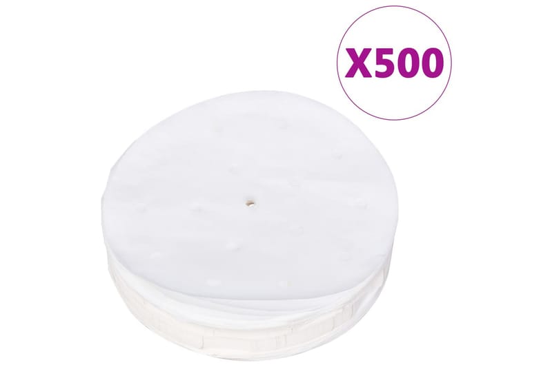 Hamburgerpresse med 500 stk mellomleggspapir aluminium 10 cm - Silver - Husholdning - Matlaging & Baking - Kjøkkenutstyr