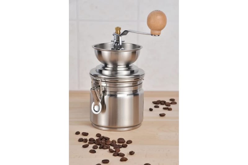 HI Manuell kaffekvern rustfritt stål - Kjøkkenutstyr - Kaffekvern & Espressokvern
