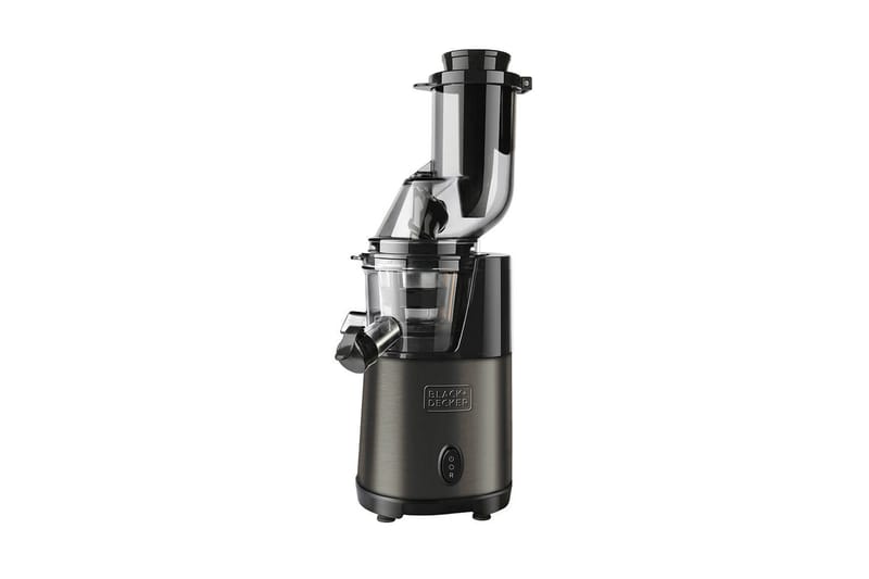 Juicepresse Black+Decker Slow Juicer BXJE200E Børstet Rustfritt Stål, Grå