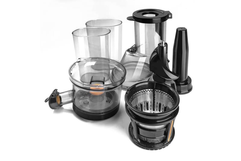 Juicepresse Black+Decker Slow Juicer BXJE200E Børstet Rustfritt Stål - Grå - Husholdning - Matlaging & Baking - Kjøkkenutstyr