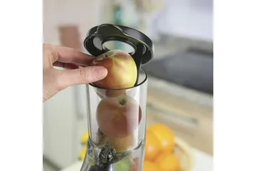 Juicepresse Black+Decker Slow Juicer BXJE200E Børstet Rustfritt Stål - Grå - Husholdning - Matlaging & Baking - Kjøkkenutstyr