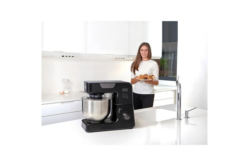 Kjøkkenmaskin 1000W Svart - BLACK+DECKER - Kjøkkenutstyr - Kjøkkenassistent