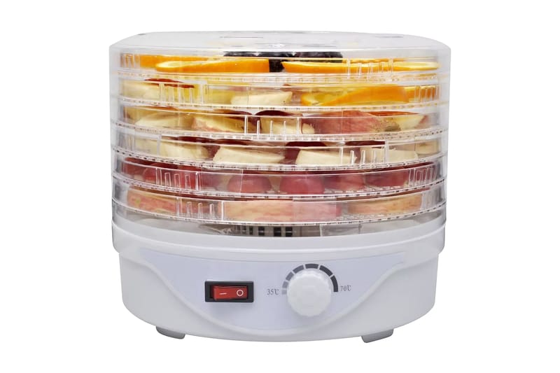 Matdehydrator med 6 skuffer rund - Husholdning - Matlaging & Baking - Kjøkkenutstyr - Øvrige kjøkkeredskap