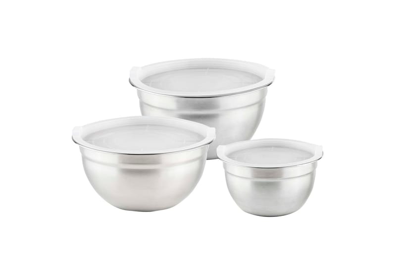 HI Skålsett sølv - Silver - Husholdning - Matlaging & Baking - Kjøkkenutstyr - Skåler & bakeskåler