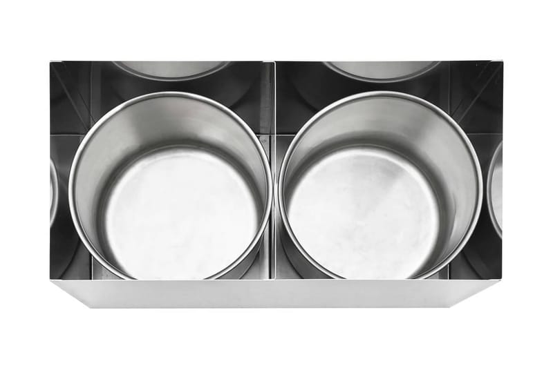 Sausedispenser rustfritt stål 2 x 3,5 L - Husholdning - Matlaging & Baking - Kjøkkenutstyr - Smart kjøkkenoppbevaring