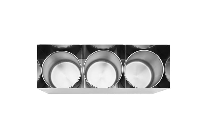 Sausedispenser rustfritt stål 3 x 3,5 L - Husholdning - Matlaging & Baking - Kjøkkenutstyr - Smart kjøkkenoppbevaring