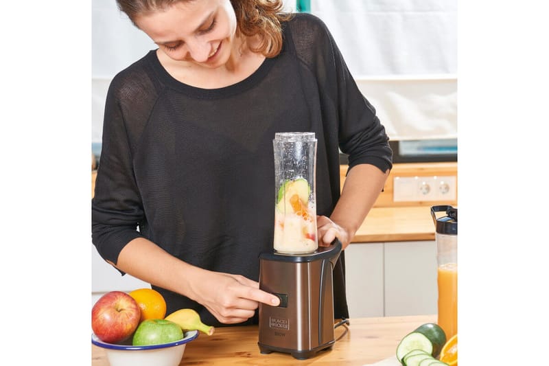 Smoothieblender Black+Decker 350W - Grå - Husholdning - Matlaging & Baking - Kjøkkenutstyr