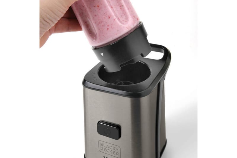 Smoothieblender Black+Decker 350W - Grå - Husholdning - Matlaging & Baking - Kjøkkenutstyr