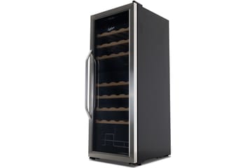 Vinkjøler 43x48x111 cm 36 flasker - Svart - Husholdning - Hvitevarer - Kjøleskap & fryser - Kjøleskap - Vinkjøler