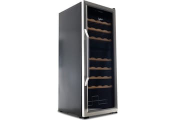 Vinkjøler 43x48x111 cm 36 flasker - Svart - Husholdning - Hvitevarer - Kjøleskap & fryser - Kjøleskap - Vinkjøler