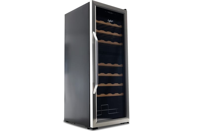 Vinkjøler 43x48x111 cm 36 flasker - Svart - Husholdning - Hvitevarer - Kjøleskap & fryser - Kjøleskap - Vinkjøler