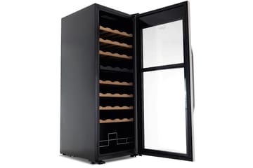Vinkjøler 43x48x111 cm 36 flasker - Svart - Husholdning - Hvitevarer - Kjøleskap & fryser - Kjøleskap - Vinkjøler