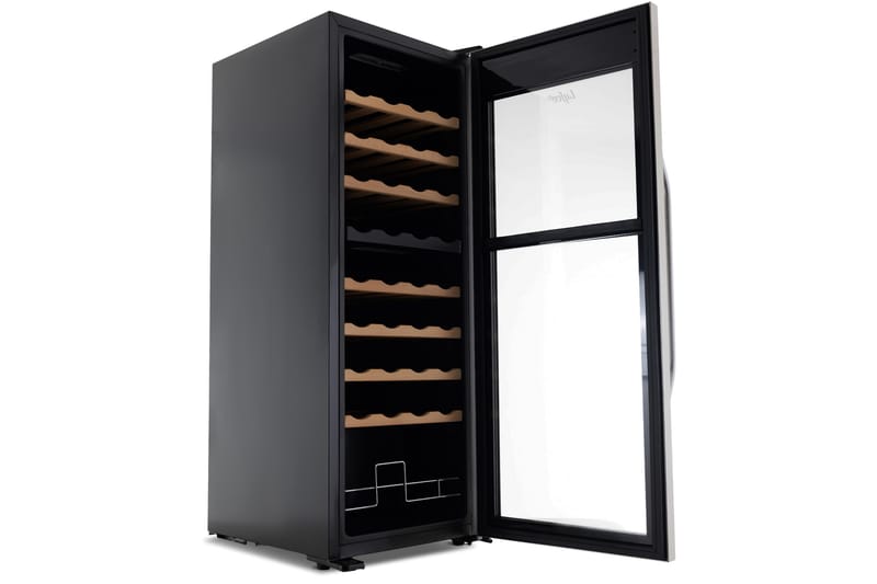Vinkjøler 43x48x111 cm 36 flasker - Svart - Husholdning - Hvitevarer - Kjøleskap & fryser - Kjøleskap - Vinkjøler