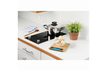 Kjøkkenvekt Xavax Bambu Max 5kg - Husholdning - Matlaging & Baking - Målere & mål