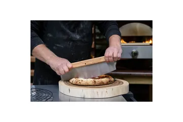 Pizzaskjærer Mustang Lang - Sølv - Husholdning - Matlaging & Baking - Kjøkkenutstyr