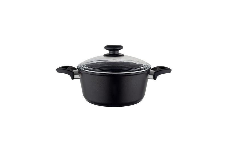 Pottesett (7 deler) Ashmoor Svart - Svart - Husholdning - Matlaging & Baking - Gryter & kasseroller