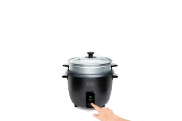 Riskoker Black+Decker 1,8L Svart - Svart - Husholdning - Matlaging & Baking - Kjøkkenutstyr