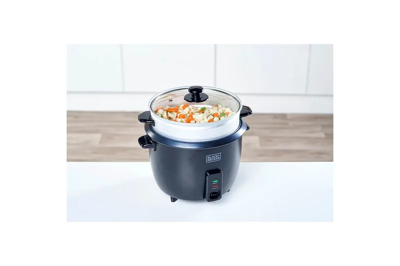 Riskoker Black+Decker 1,8L Svart - Svart - Husholdning - Matlaging & Baking - Kjøkkenutstyr