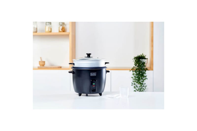 Riskoker Black+Decker 1,8L Svart - Svart - Husholdning - Matlaging & Baking - Kjøkkenutstyr