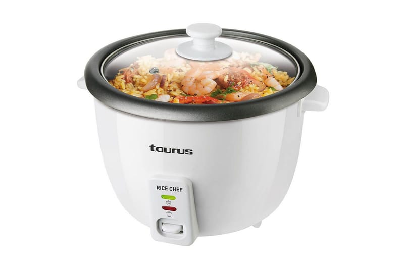 Riskoker Taurus 700W 1.8L Hvit - Husholdning - Matlaging & Baking - Kjøkkenutstyr