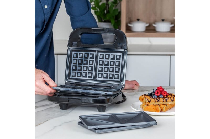 Smørbrødgrill Black+Decker Sandwich Vaffeljern - Husholdning - Matlaging & Baking - Kjøkkenutstyr