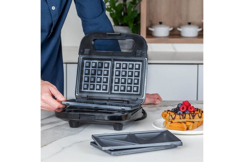 Smørbrødgrill Black+Decker Sandwich Waffle - Husholdning - Matlaging & Baking - Kjøkkenutstyr
