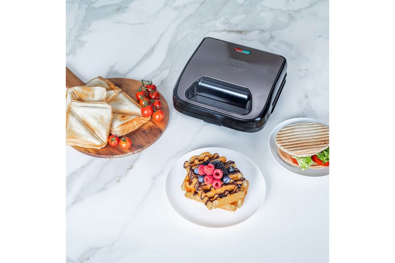 Smørbrødgrill Black+Decker Sandwich Waffle - Husholdning - Matlaging & Baking - Kjøkkenutstyr