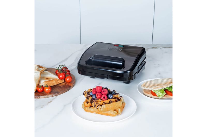 Smørbrødgrill Black+Decker Sandwich Waffle - Husholdning - Matlaging & Baking - Kjøkkenutstyr