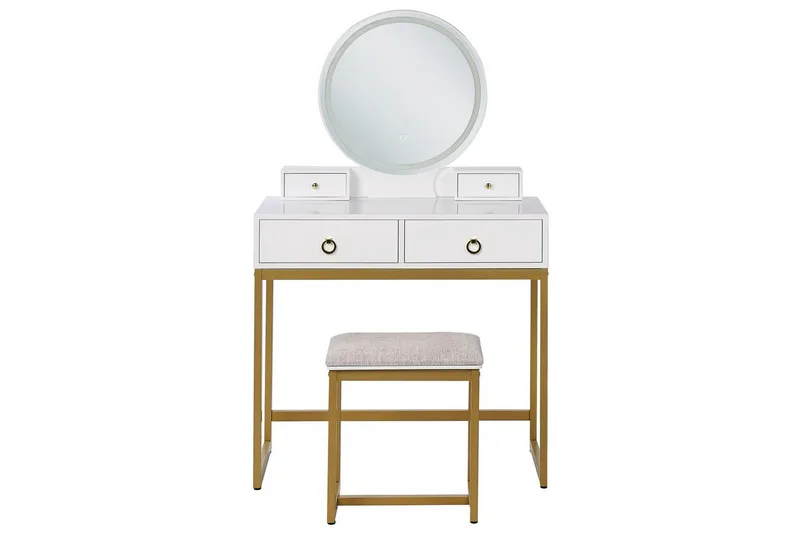 Sminkbord Auxon - Møbler - Bord - Sminkebord & toalettbord - Sminkebord med speil