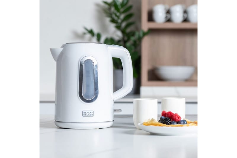 Vannkoker Black+Decker 1,7L Hvit - Hvit - Husholdning - Matlaging & Baking - Kjøkkenutstyr