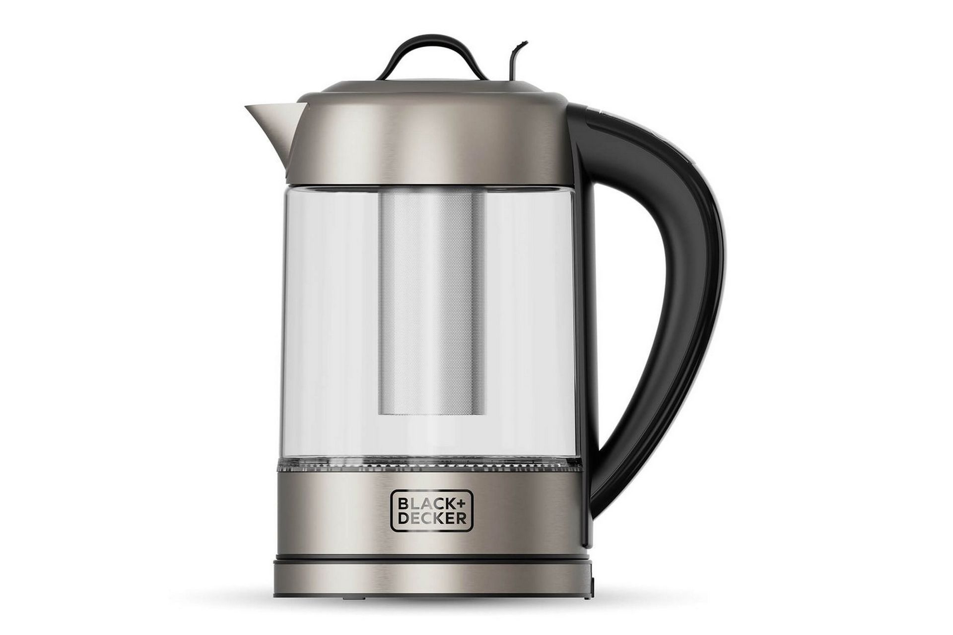 Vannkoker Black+Decker i glass med te-filter 1.7L - Husholdning - Matlaging & Baking - Kjøkkenutstyr