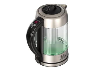 Vannkoker Black+Decker i glass med te-filter 1.7L - Husholdning - Matlaging & Baking - Kjøkkenutstyr
