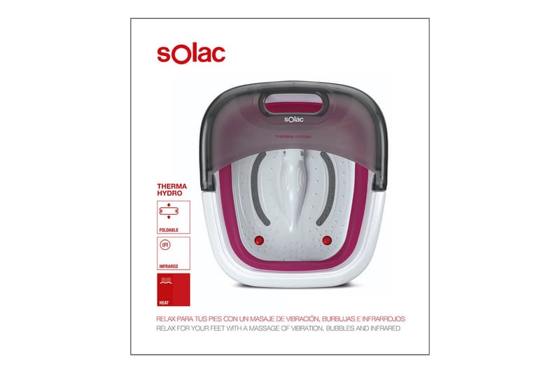 Fotbad Solac Therma Hydro med Massasje - Husholdning - Personligpleie & helse - Massasje & velbefinnende