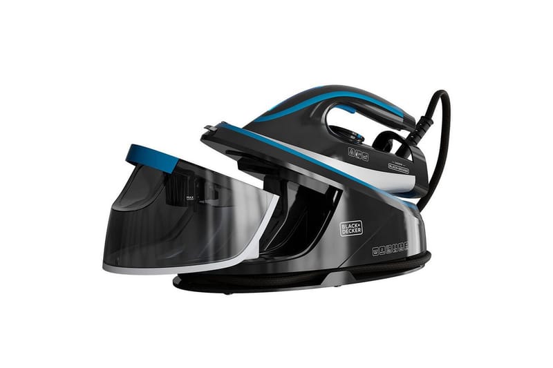 Dampstasjon Black+Decker Svart 2400W 1.5L - Svart - Husholdning - Rengjøring & klespleie - Klespleie