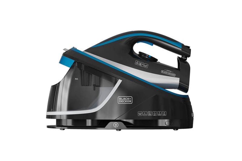 Dampstasjon Black+Decker Svart 2400W 1.5L, Svart