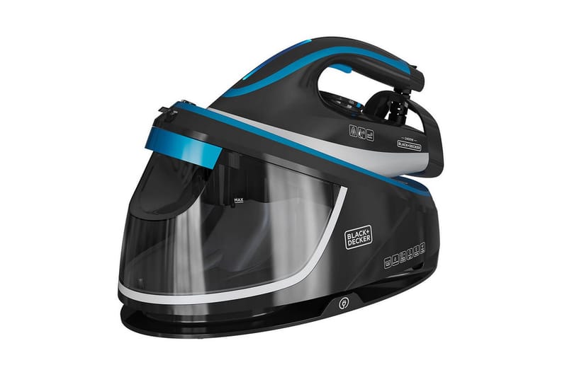Dampstasjon Black+Decker Svart 2400W 1.5L - Svart - Husholdning - Rengjøring & klespleie - Klespleie