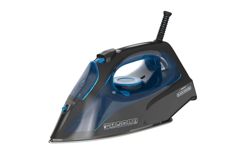 Dampstrykejern Black+Decker 2600W Blå - Husholdning - Rengjøring & klespleie - Klespleie